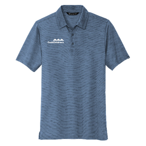 TravisMathew Riviera Blue Auckland Slub Polo