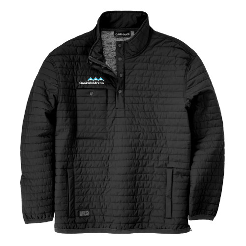 DRI DUCK Black Keystone Quilted Pullover
