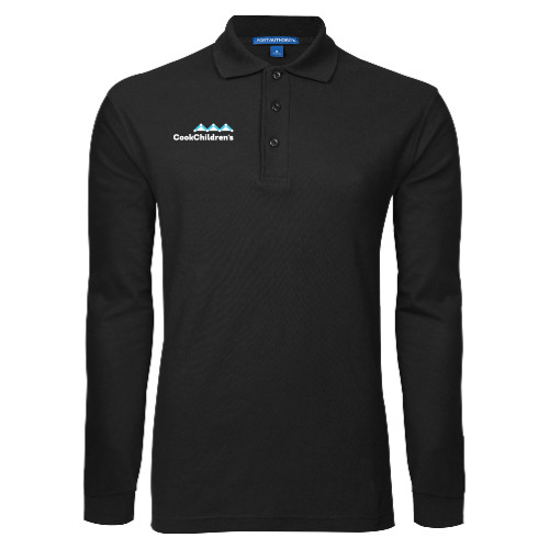 Main Image for Black Long Sleeve Polo