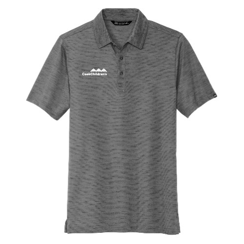 TravisMathew Dark Grey Auckland Slub Polo