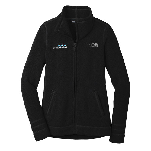 The North Face Womens Black Heather Fleece Jacket