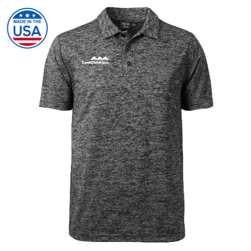 Main Image for Charcoal Honeycomb Jacquard Polo