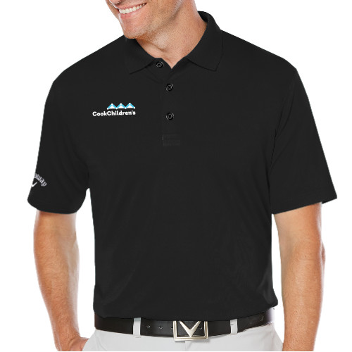 Callaway Black Opti Dri Chev Polo