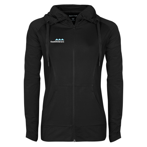 Main Image for Womens Black Sport Wick Stretch Full Zip Jacket