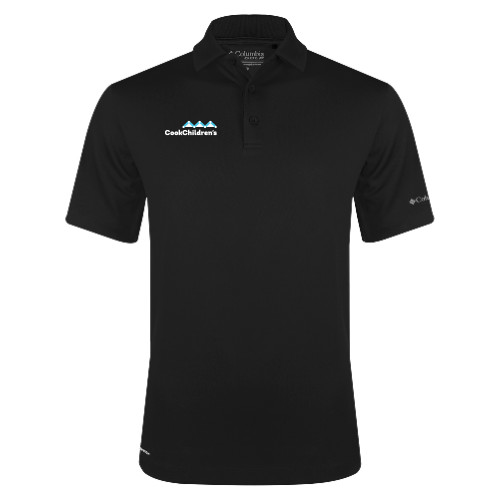 Columbia Black Omni Wick Drive Polo