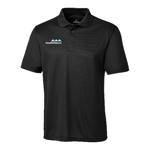 C&B Black Clique Ice Pique Polo