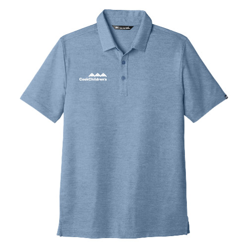 TravisMathew Classic Blue Oceanside Heather Polo