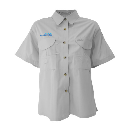 Main Image for Womens White Fishing Shirt Performance Short Sleeve 