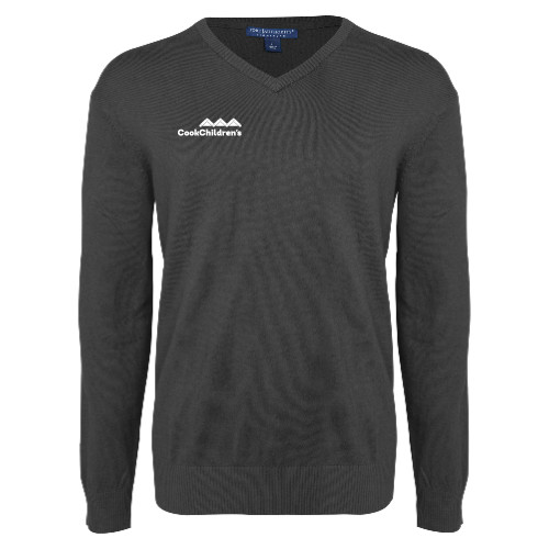 Main Image for Charcoal Heather VNeck Sweater