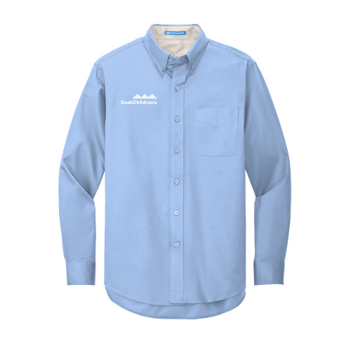 Main Image for Light Blue Twill Button Down Long Sleeve