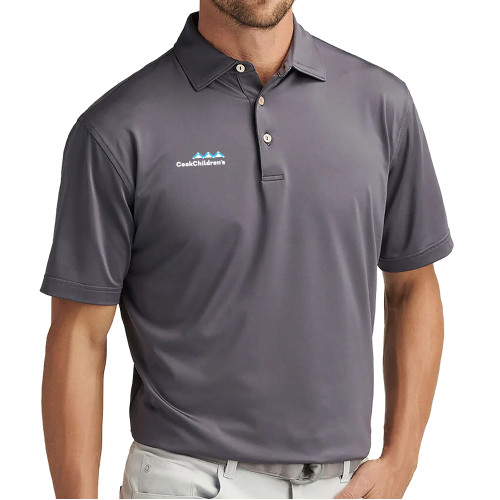 Peter Millar Iron Solid Performance Jersey Polo
