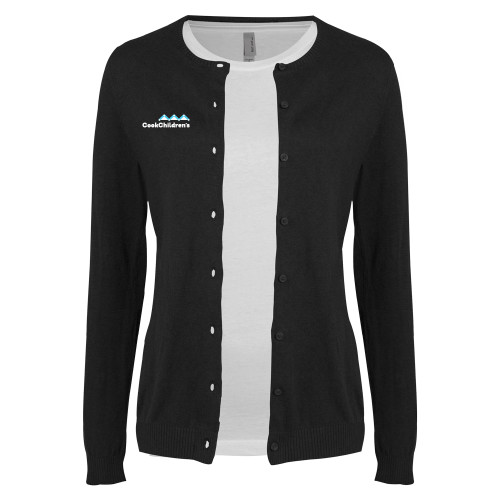 Main Image for Womens Black Cardigan Sweater 