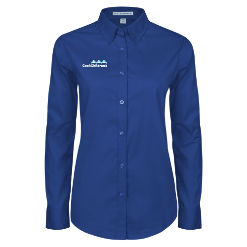 Main Image for Womens Royal Twill Button Down Long Sleeve 