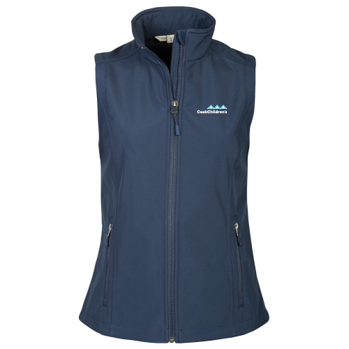 Womens Navy Core Softshell Vest