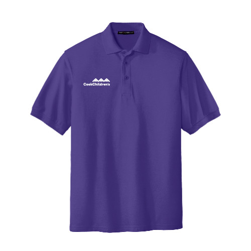 Main Image for Purple Silk Touch Polo