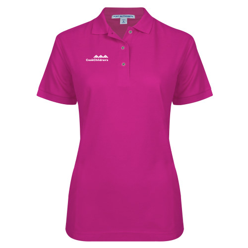 Main Image for Womens Silk Touch Tropical Pink Pique Polo