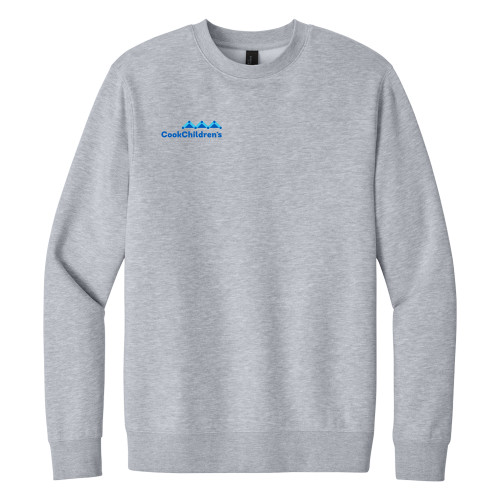 Light Heather Grey District VIT Fleece Crew