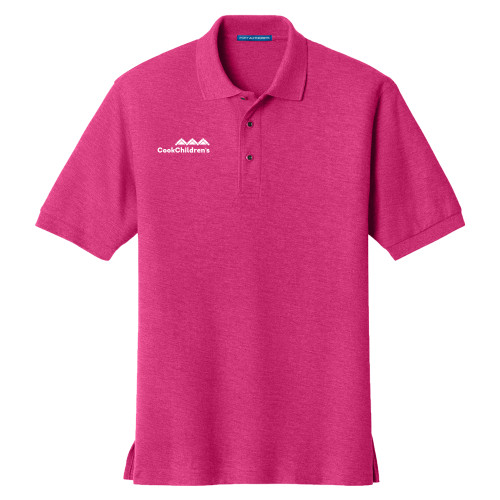 Tropical Pink Silk Touch Polo