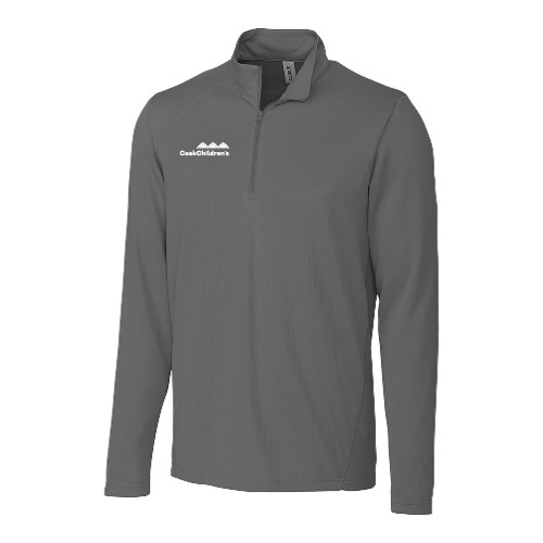 C&B Titan Grey Clique Ice Pique Half Zip