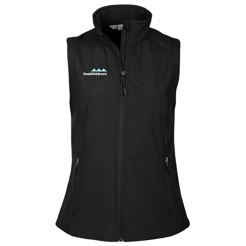 Womens Black Core Softshell Vest