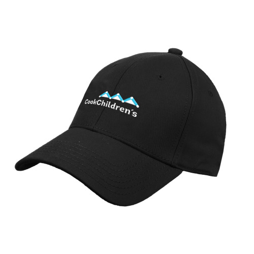 Black Structured Adjustable Pro Style Hat