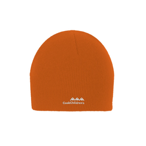 Orange Knit Beanie