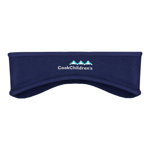 Navy Stretch Fleece Headband