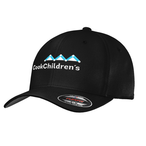 Black Flexfit Structured Low Profile Hat