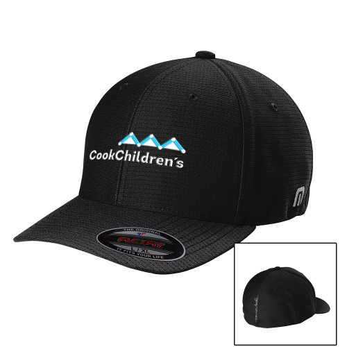 TravisMathew Black Flexback Cap