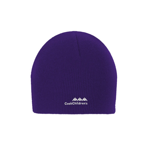 Purple Knit Beanie