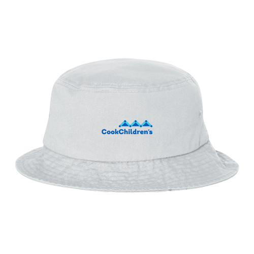Sportsman White Bucket Hat