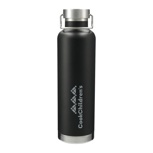 Thor Copper Vacuum Insulated Black Bottle 32oz