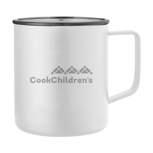 Rover Camp Vacuum Insulated White Mug 14oz