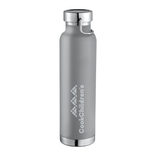 Thor Copper Vacuum Insulated Grey Bottle 22oz