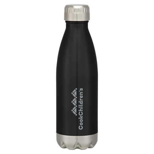 Swig Stainless Steel Black Bottle 16oz