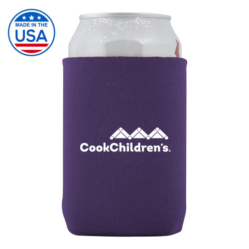 Neoprene Purple Can Holder