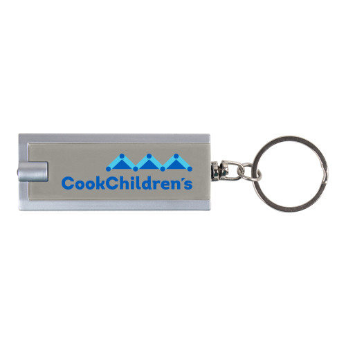 Turbo Silver Flashlight Key Holder