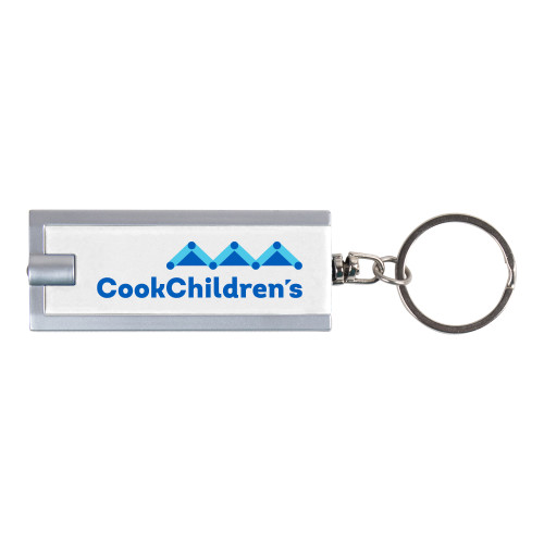 Turbo White Flashlight Key Holder