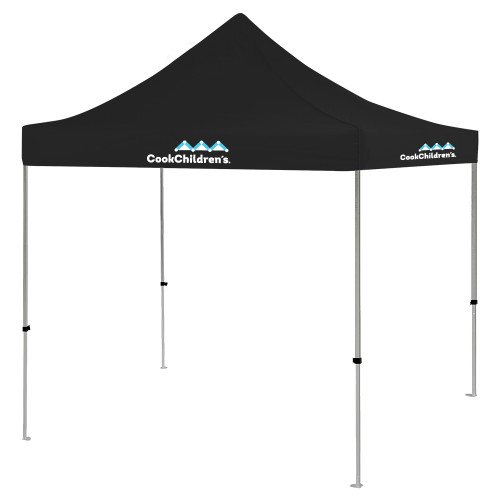 9 ft x 9 ft Black Tent
