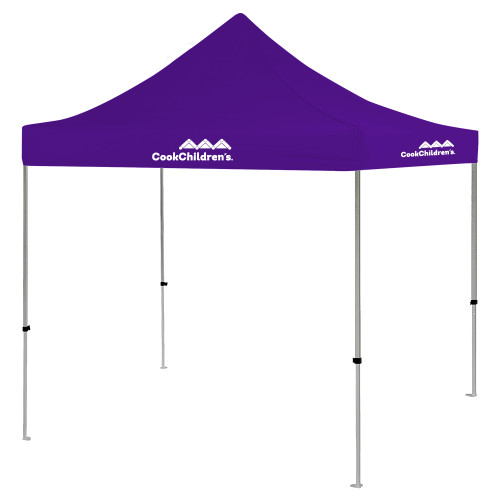 9 ft x 9 ft Purple Tent