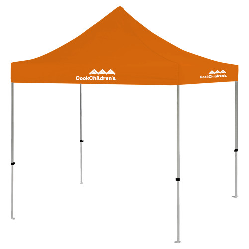 9 ft x 9 ft Orange Tent