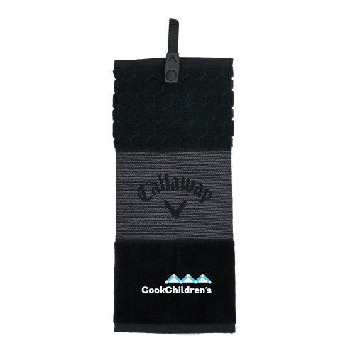 Callaway Black Trifold Towel