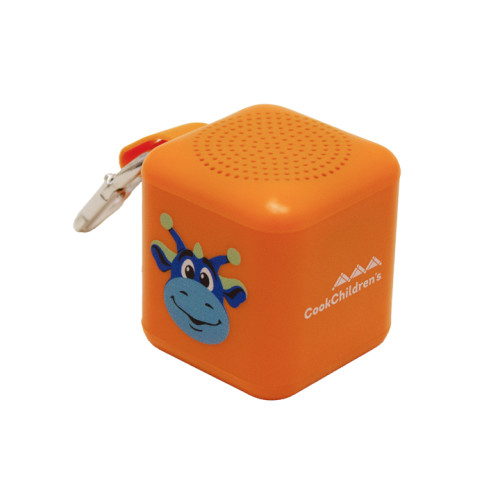 Bluetooth Orange Cube Speaker