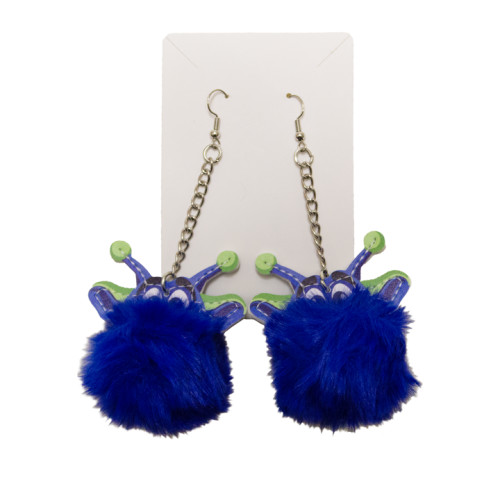 Peaks the Dragon Pom Pom Earrings