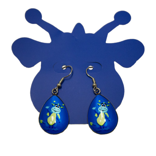 Peaks the Dragon Tear Drop Earrings
