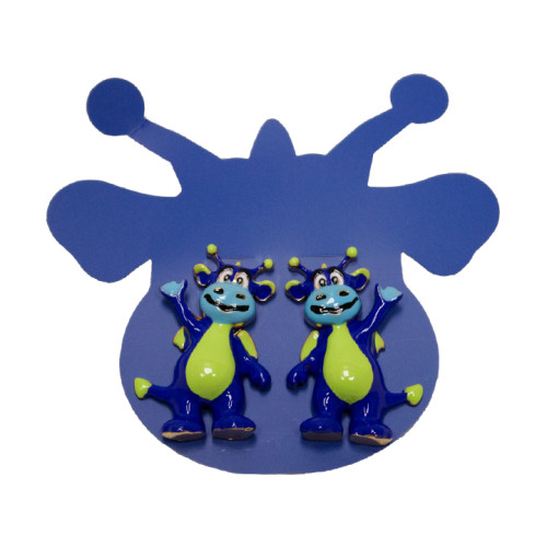 Peaks the Dragon Waving Earrings