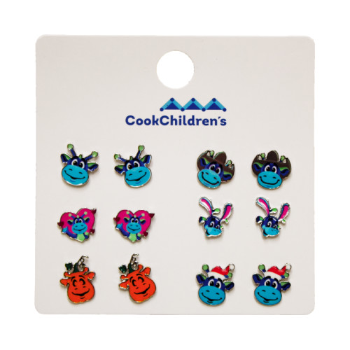 Peaks the Dragon Seasonal Stud Earrings Multi Pack