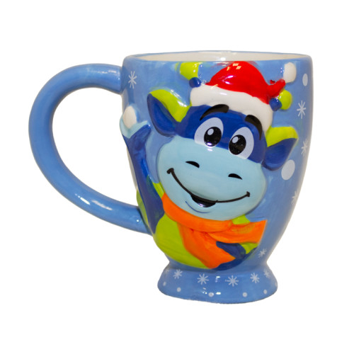 Peaks the Dragon Snowglobe Coffee Mug