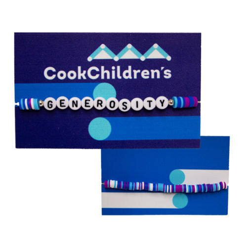Generosity Friendship Bracelet with Backer Card