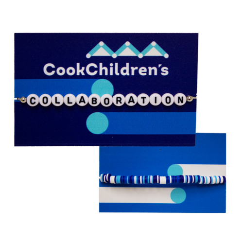 Collaboration Friendship Bracelet with Backer Card